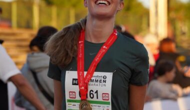 Yngvil Maria er låtskriver og artist. Da Yngvil skrev en låt hun kalte maraton, meldte hun seg på et halvmaraton som et slags stunt.   Foto: Morten Brun