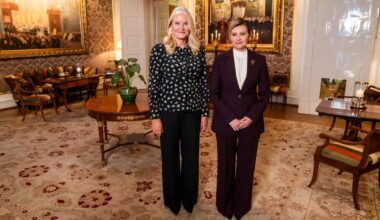 Ukrainas førstedame besøker slottet