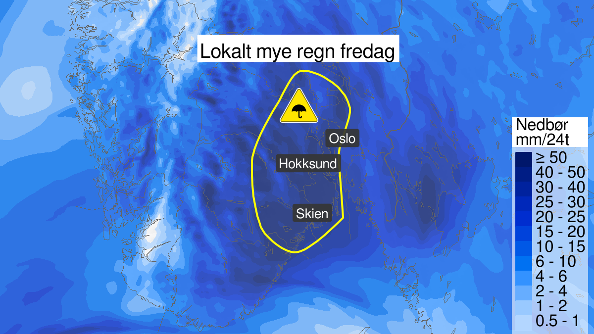 Været, Drammen | Sender ut farevarsler: – Hold deg unna