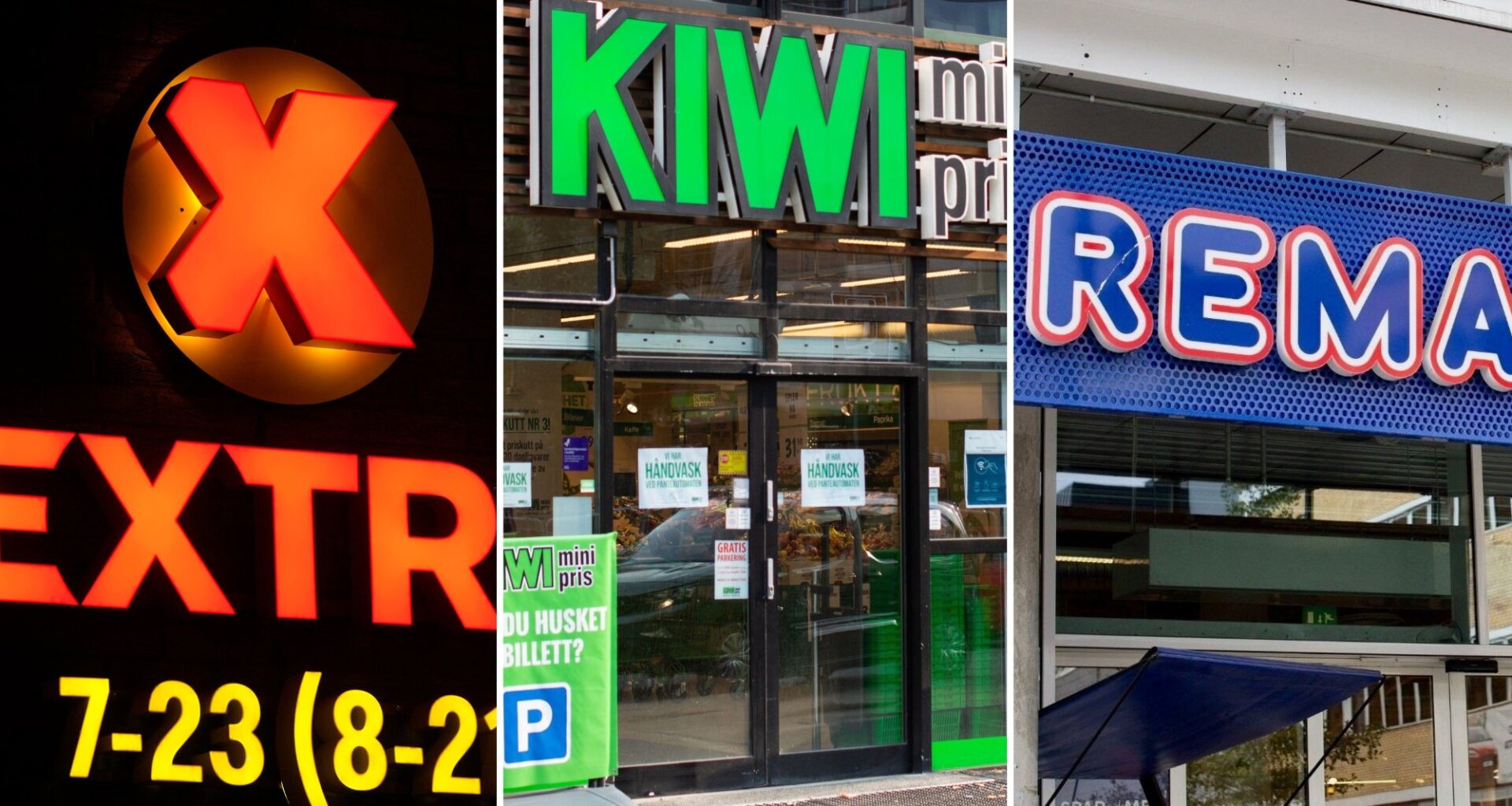 Dagligvare, Extra | Extra slår Rema og Kiwi i gigantisk pristest