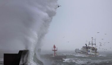 Stormen Benjamin med mye regn og vind