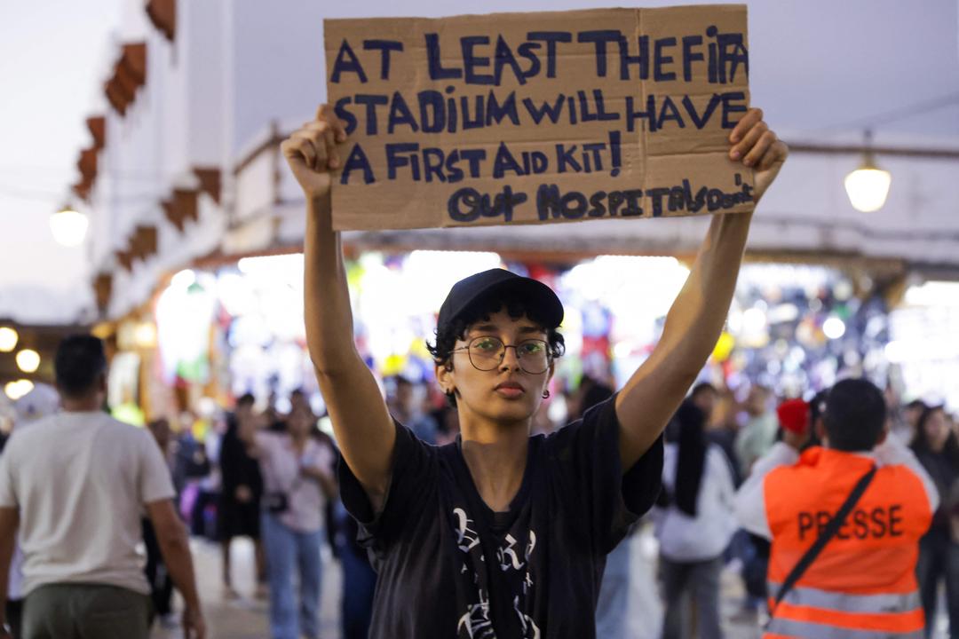 Marokkos ungdom raser mot VM-satsing