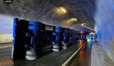 Lastebilvelt i Bergen – vil bli stengt i lang tid