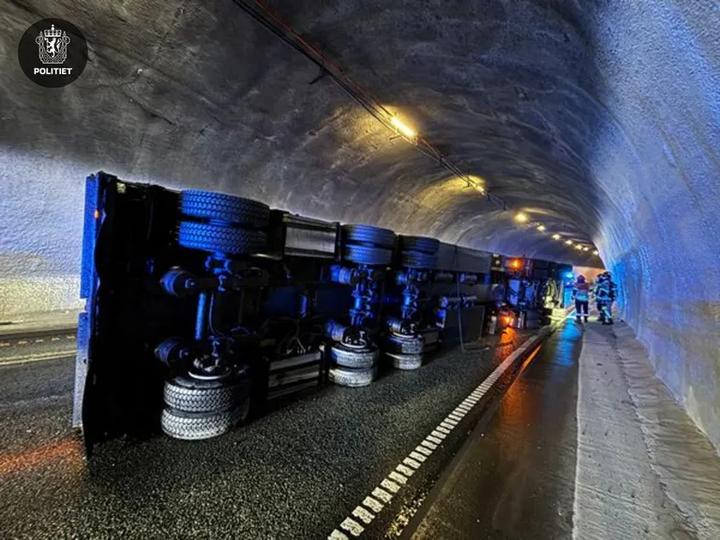 Lastebilvelt i Bergen – vil bli stengt i lang tid