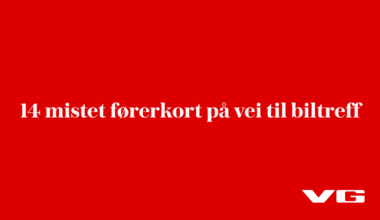 14 mistet førerkort på vei til biltreff