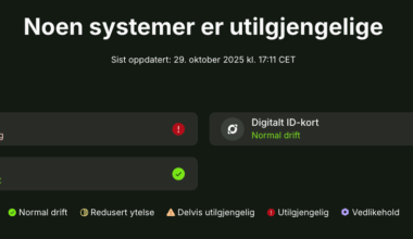 – Feilsøking på fullt gir