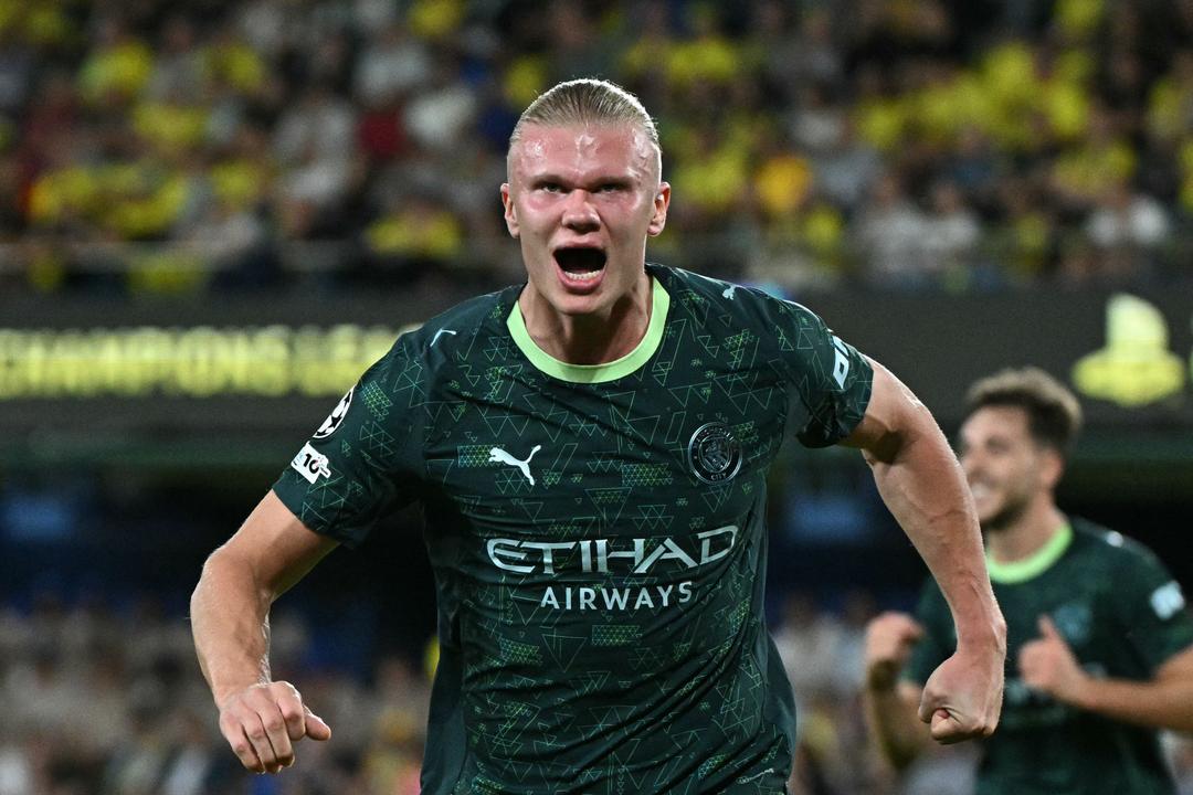 Haaland scoret i tolvte kamp på rad da Manchester City komfortabelt slo Villarreal