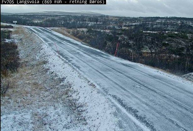 Røros, Snø | Her har det falt snø i natt