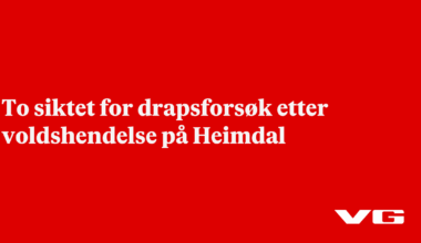 To siktet for drapsforsøk etter voldshendelse på Heimdal