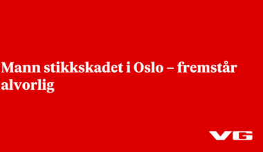 Tre menn skadet med skarp gjenstand i Vaterlandsparken