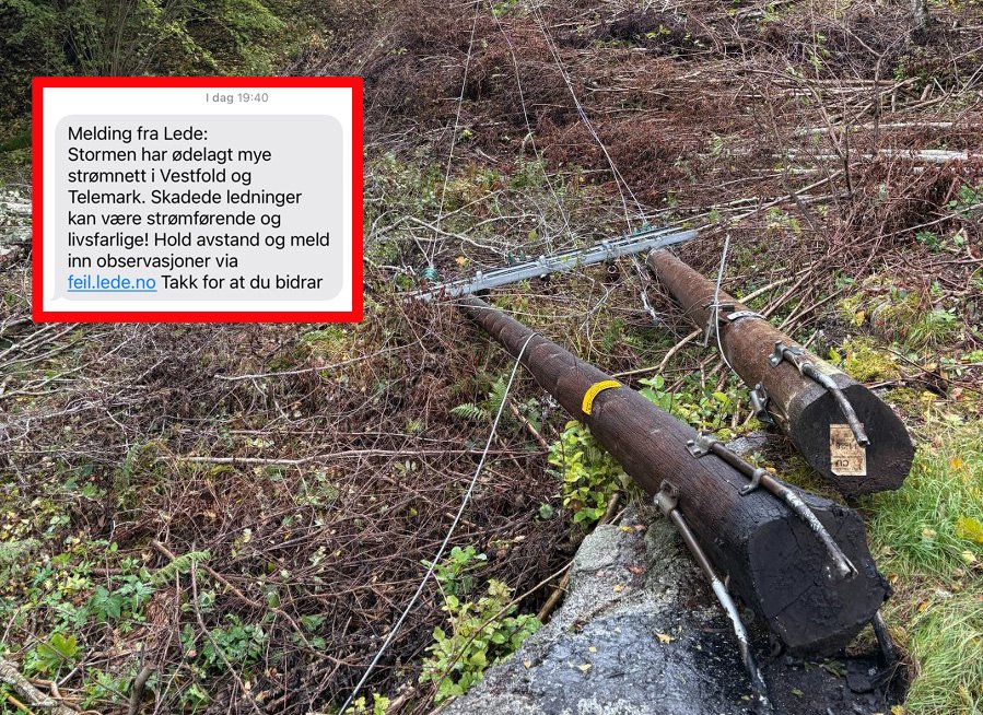 Uvær, Amy | Tusenvis fikk SMS-advarsel: – Livsfarlig! - Tønsbergs Blad