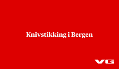 Knivstikking i Bergen