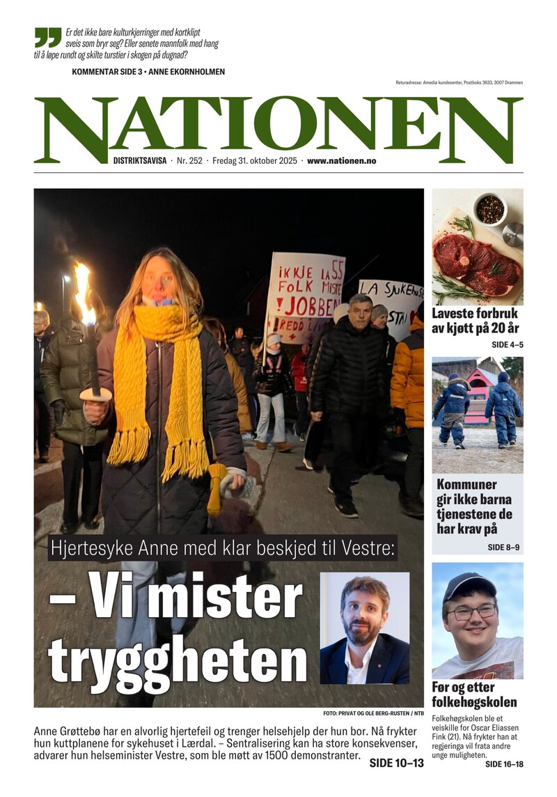 Forsiden til siste Eavis.