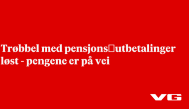 Feil i oppgjøret mellom banker – pensjonen har ikke dukket opp