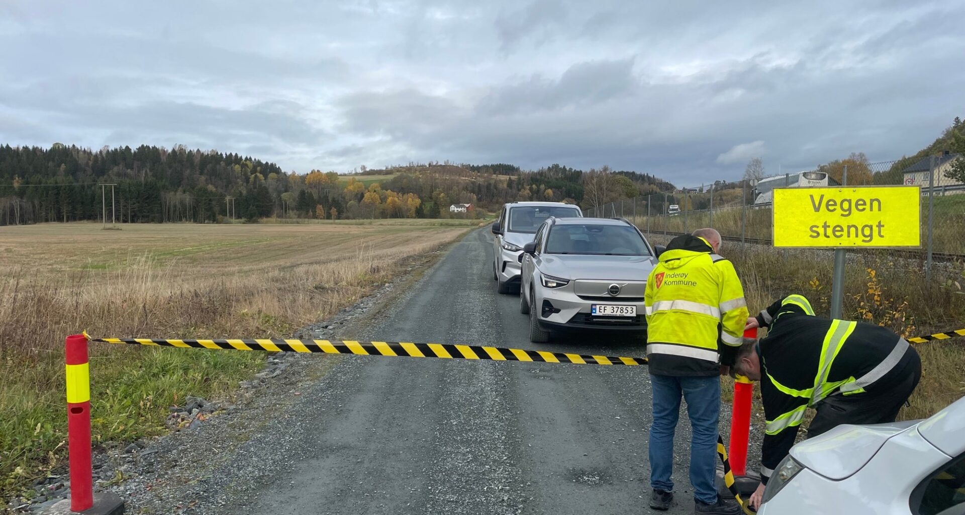 Ulykker og hendelser, Trafikk | Jordras på Røra – nå er E6 stengt