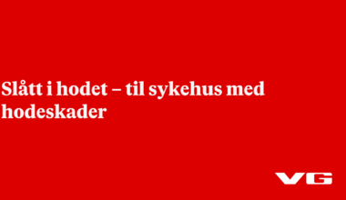 En mann sendt til sykehus