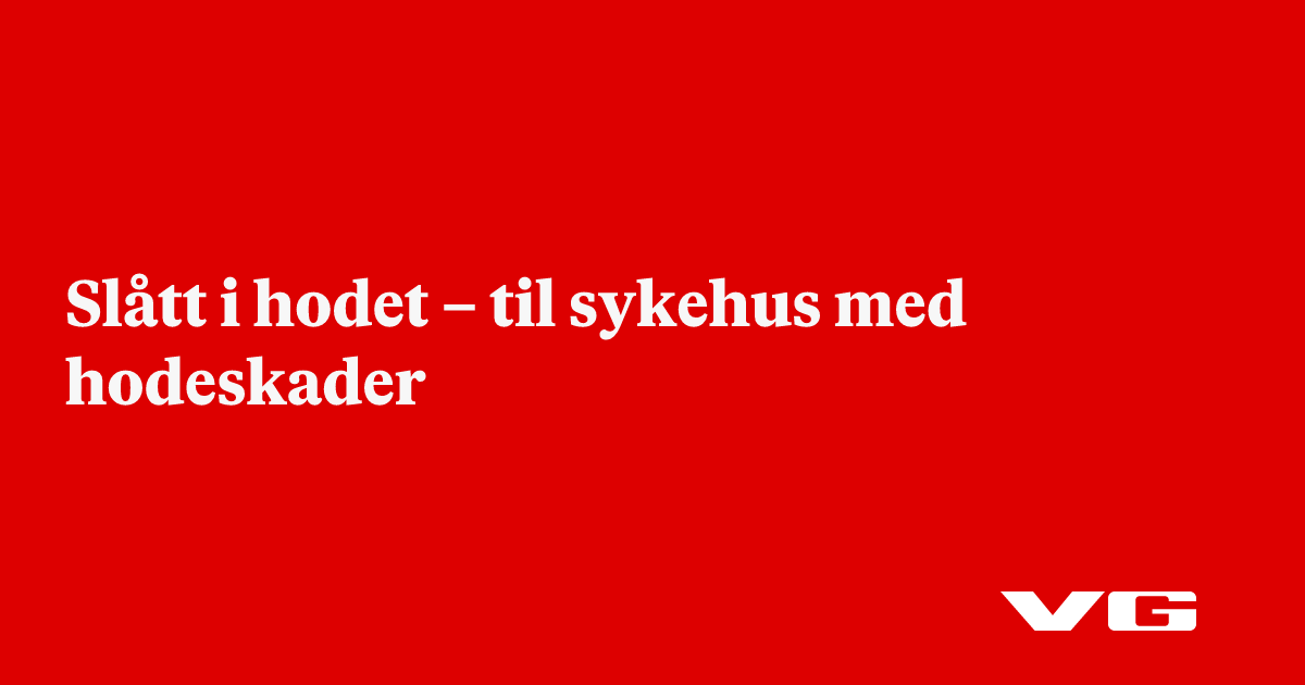 En mann sendt til sykehus