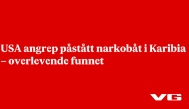 USA gjennomførte nytt angrep mot narkobåt i Karibia