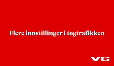 Flere innstillinger i togtrafikken