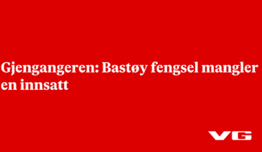 Bastøy fengsel mangler en innsatt