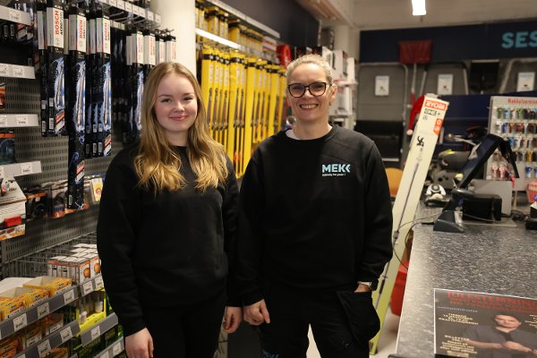 Erika Naarheim Markhus og Sigrid Maage på Mekk