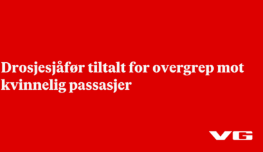 Drosjesjåfør tiltalt for overgrep mot kvinnelig passasjer