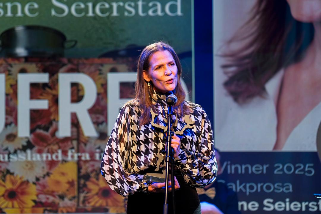 Åsne Seierstad vinner for «Ufred»
