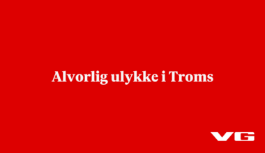 Alvorlig ulykke i Troms
