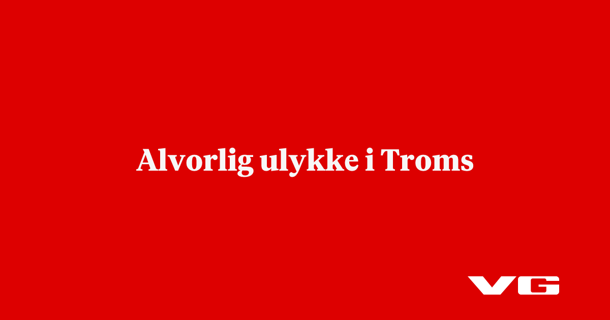 Alvorlig ulykke i Troms