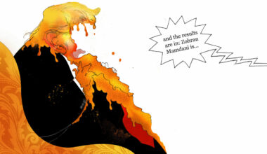 En rød klut for Trump