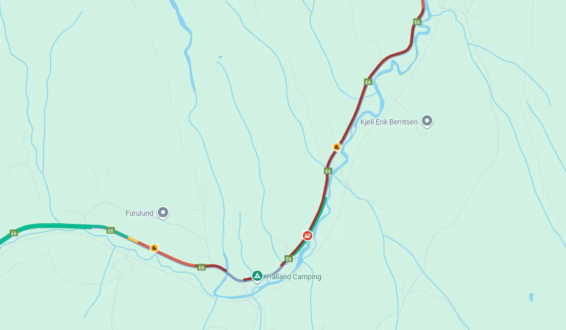 Her ble det lange køer på E6 - tronderbladet.no