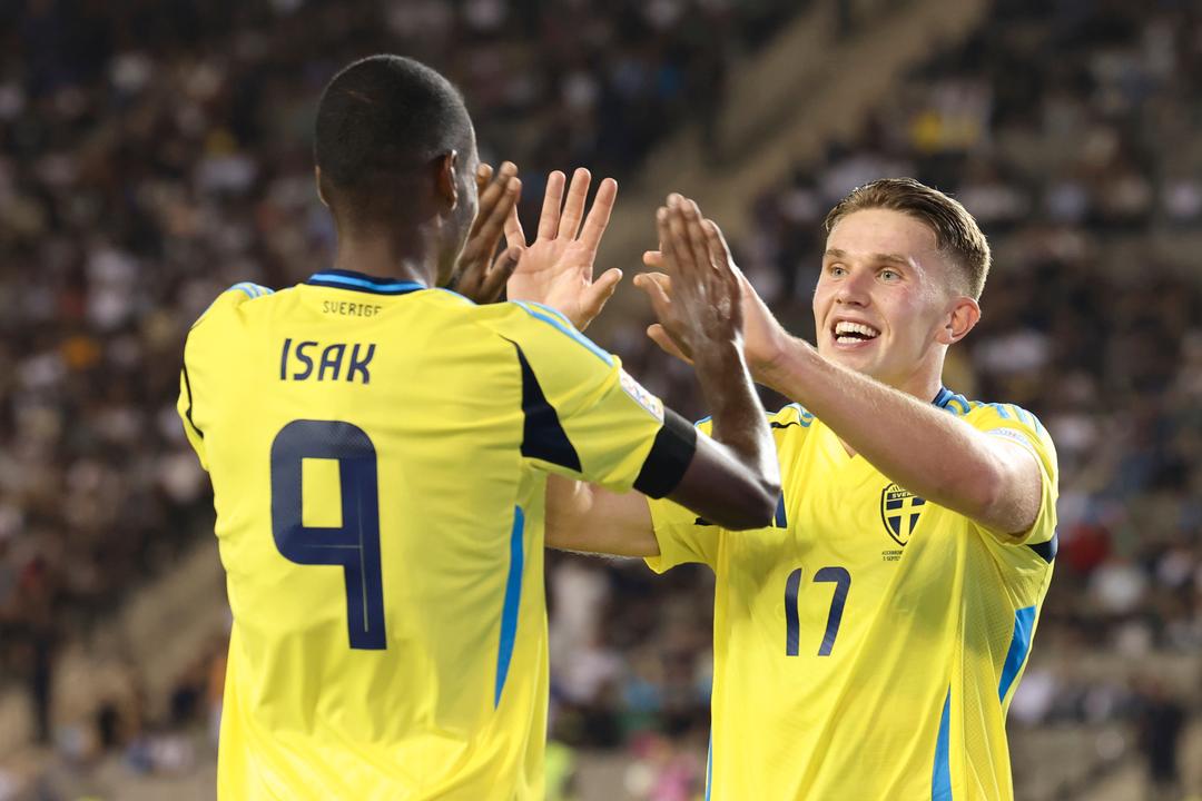 Isak og Gyökeres ute med skader