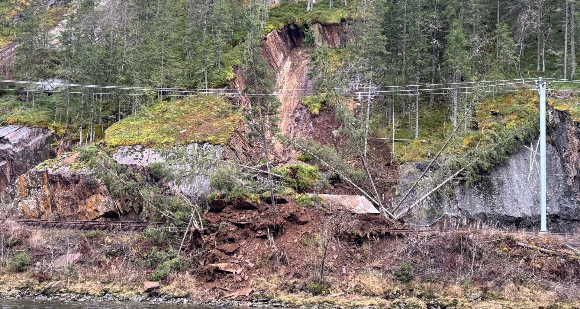 Ulykker og hendelser, Politiloggen | Ras over toglinja på Meråkerbanen