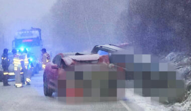 Såpeglatte veier: - Første vinterdag har slått til