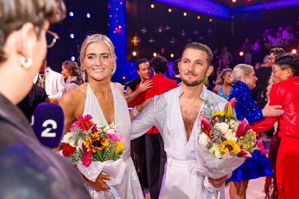 Emilie Enger Mehl og Jørgen Nilsen er stemt ut av Skal vi danse under program 8 av Skal vi danse 2025.
Foto: Thomas Andersen / TV 2