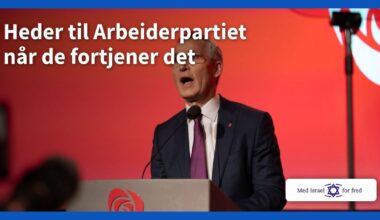 Heder til Arbeiderpartiet når de fortjener det