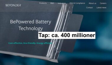 Enda et batteriselskap har svidd av massevis av offentlige midler uten å få til noe