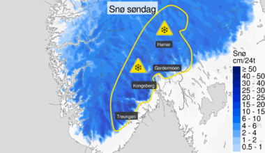 Vær, Meteorologisk institutt | Mer rufsevær i vente – søndag bør du være ekstra obs i trafikken