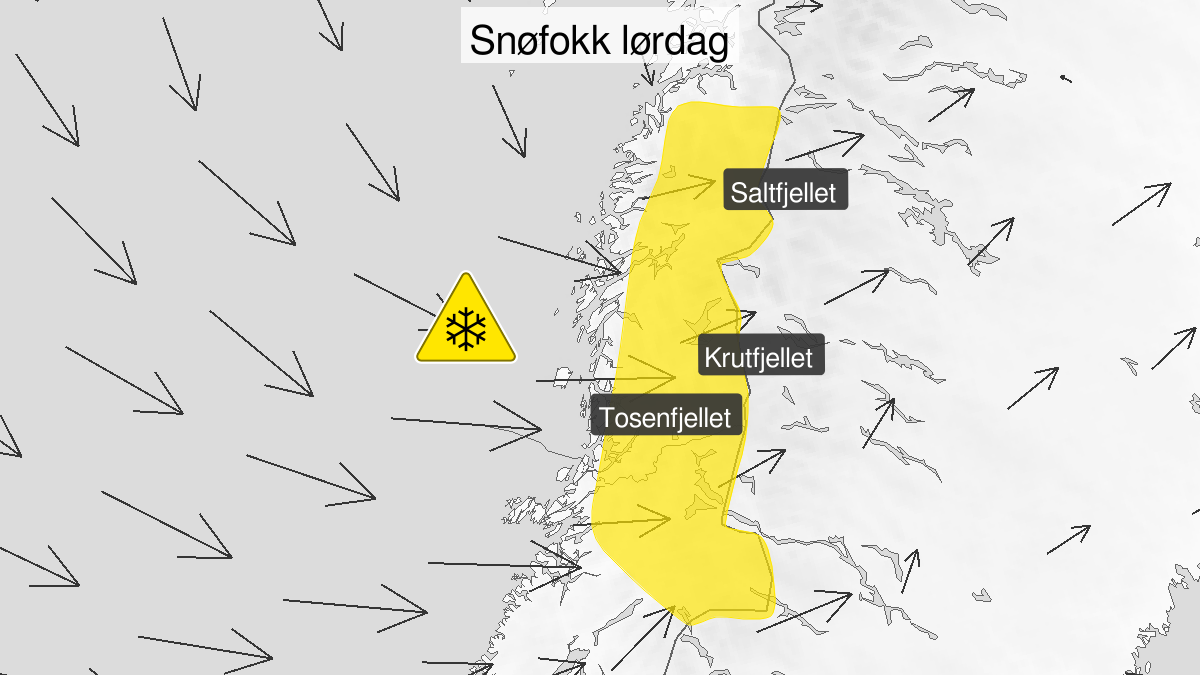 Vær, Vefsn | Nå må du forberede deg verre føre – har sendt ut gult farevarsel på Helgeland