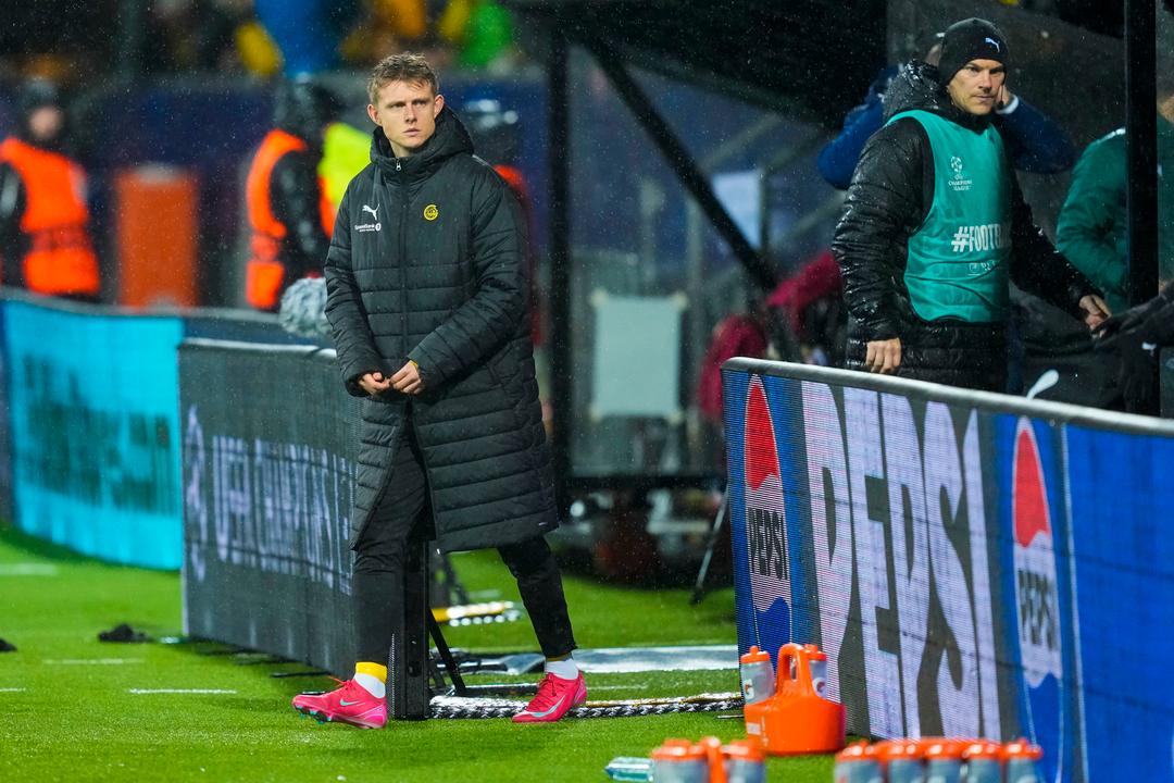 Mathias Jørgensen varmer benken for Glimt