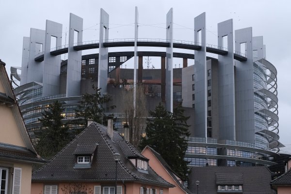 EU-parliamentet i Strasbourg, Frankrike, 25. november 2025. (Foto: Trond Lepperød, Netavisen)