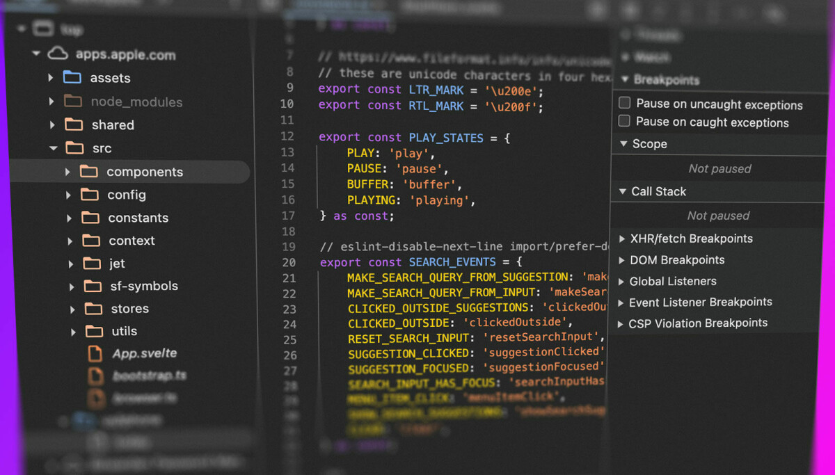 Apple lakk App Store-kildekode – fikk fjerna den fra GitHub