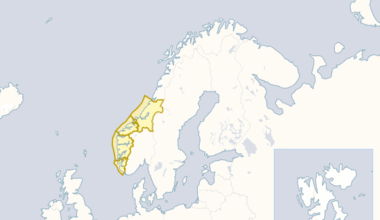 Gult farevarsel flere steder i Norge