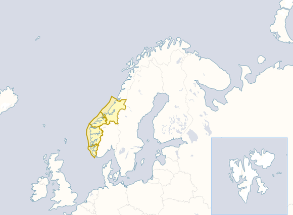 Gult farevarsel flere steder i Norge