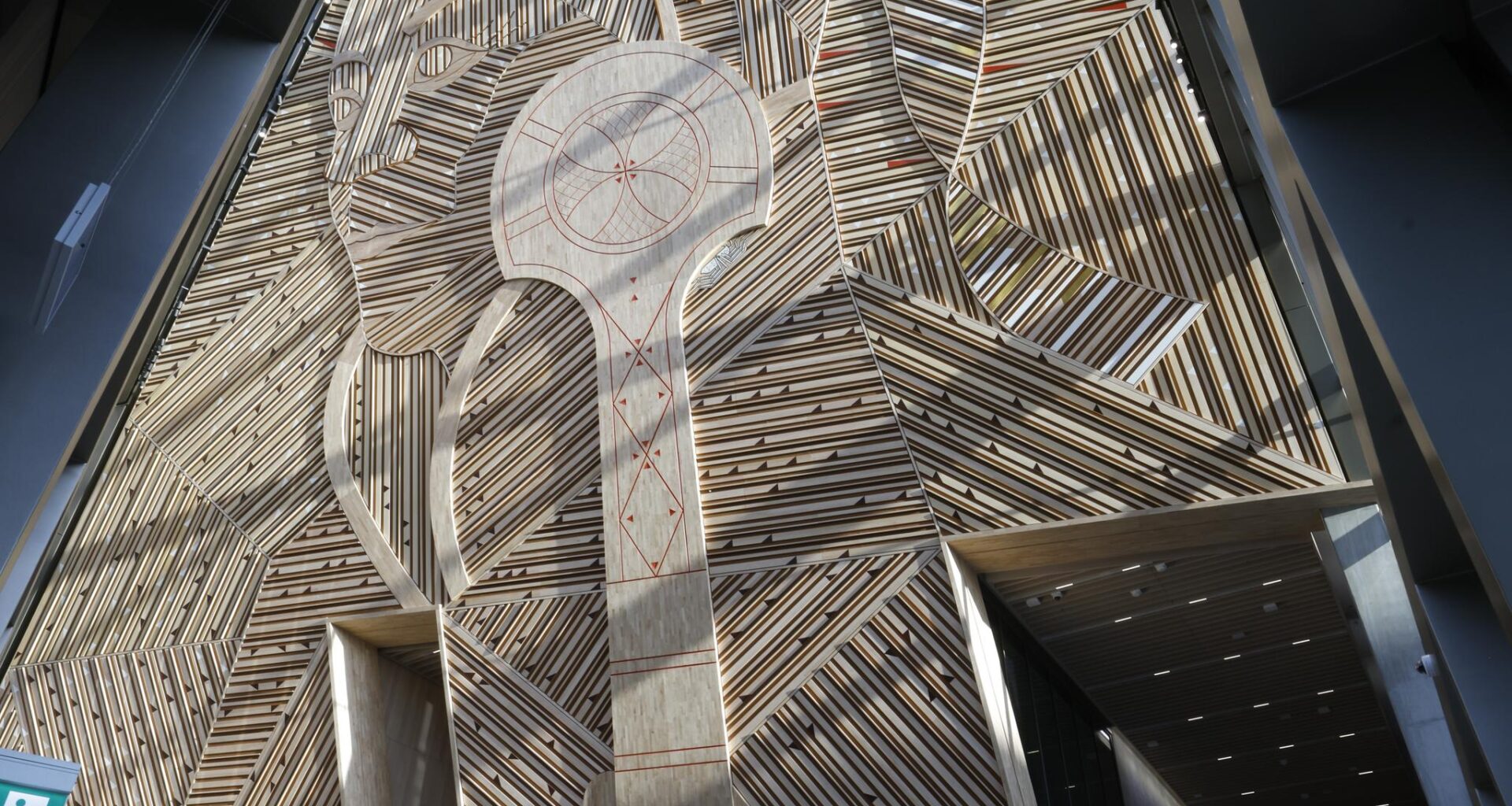 Slik ser kunstverket ut fra innsiden.