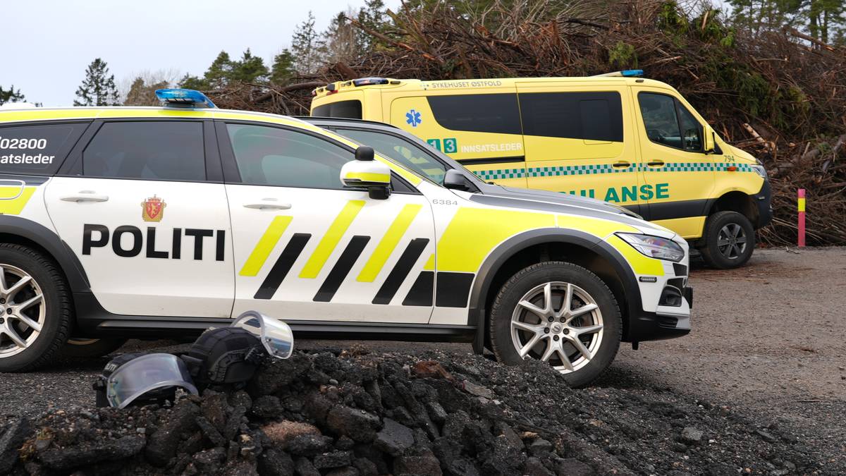 Nødetater på arbeidsulykke ved Solli