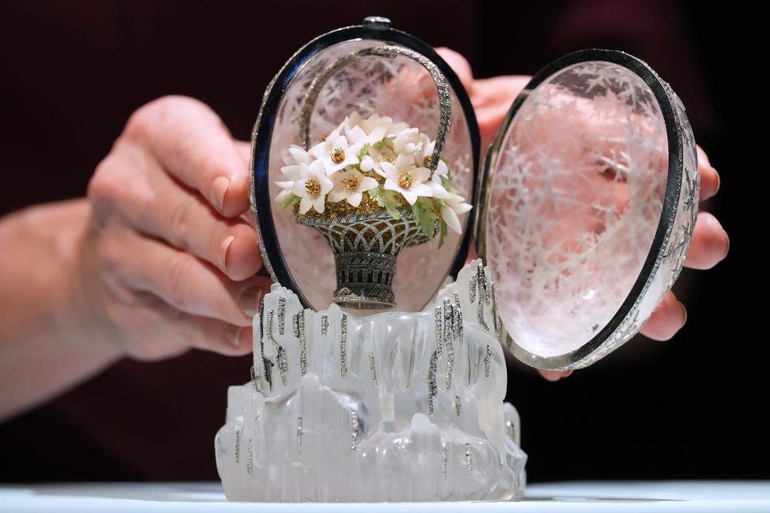 Sjeldent Fabergé-egg kan selges for 200 millioner kroner