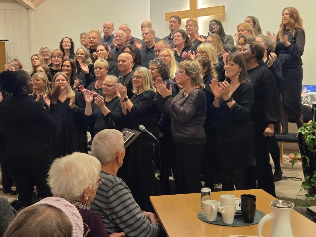 Gospelkor, Gyland | God gospelglede fylte bedehuset