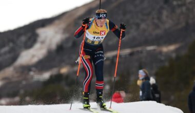 Maren Hjelmeset Kirkeeide vant sprinten i skiskytteråpningen etter sekundstrid
