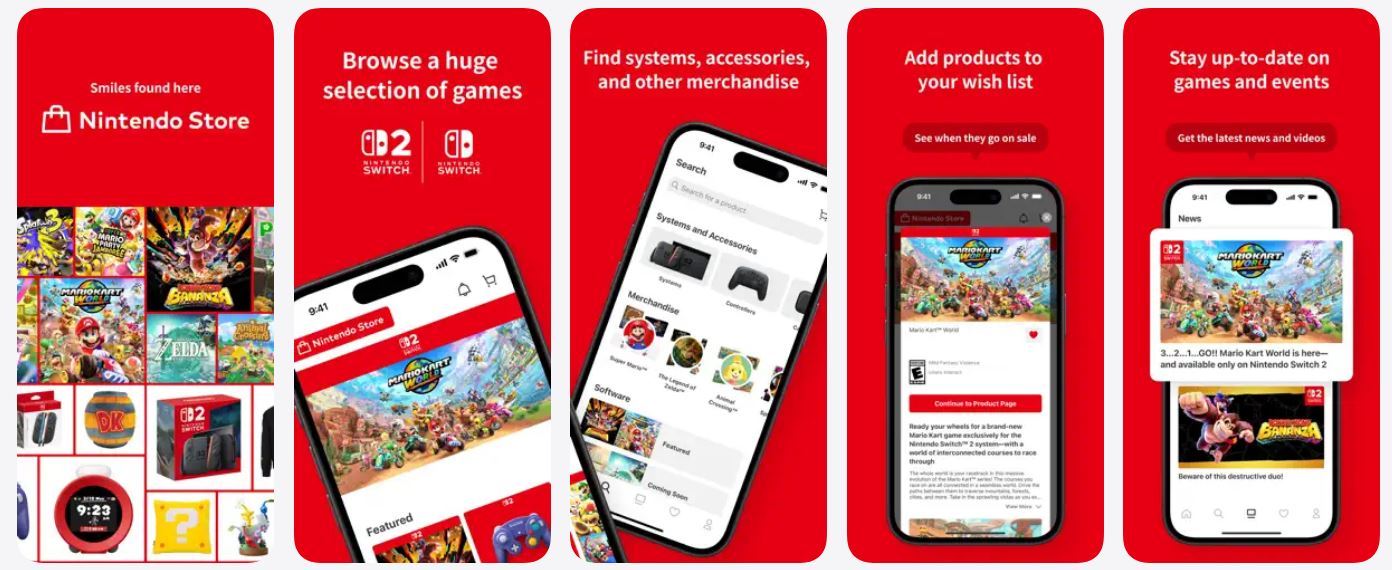 Nintendo Store-appen lanseres endelig i Europa -